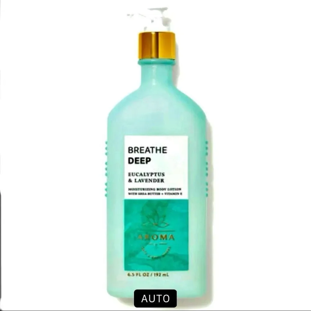 NWT 3 Bath & Body Works Aromatherapy BREATH DEEP EUCALYPTUS LAVENDER Body Lotion